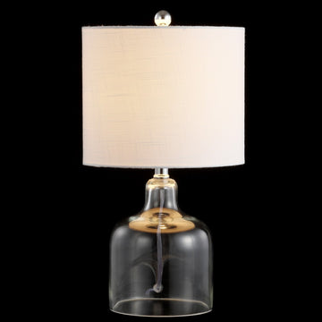 Gemma 19" Glass Bell LED Table Lamp - JONATHAN Y